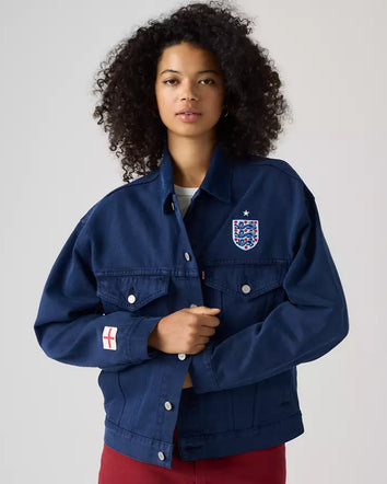 levi’s® england football type ii 牛仔外套 006GU0004S- White  – Levi's 香港