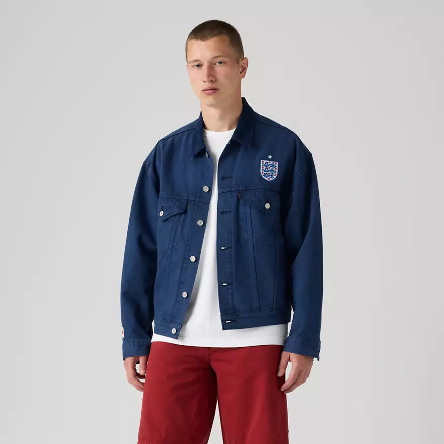 levi’s® england football type ii 牛仔外套 006GU0004S- White – Levi's 香港