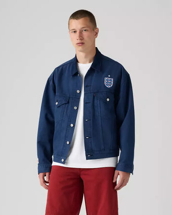 levi’s® england football type ii 牛仔外套 006GU0004S- White  – Levi's 香港