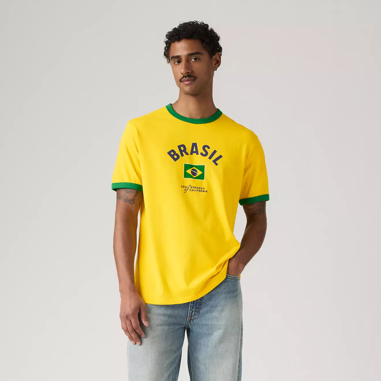 Levi's® 巴西 Ringer T恤 | 男裝