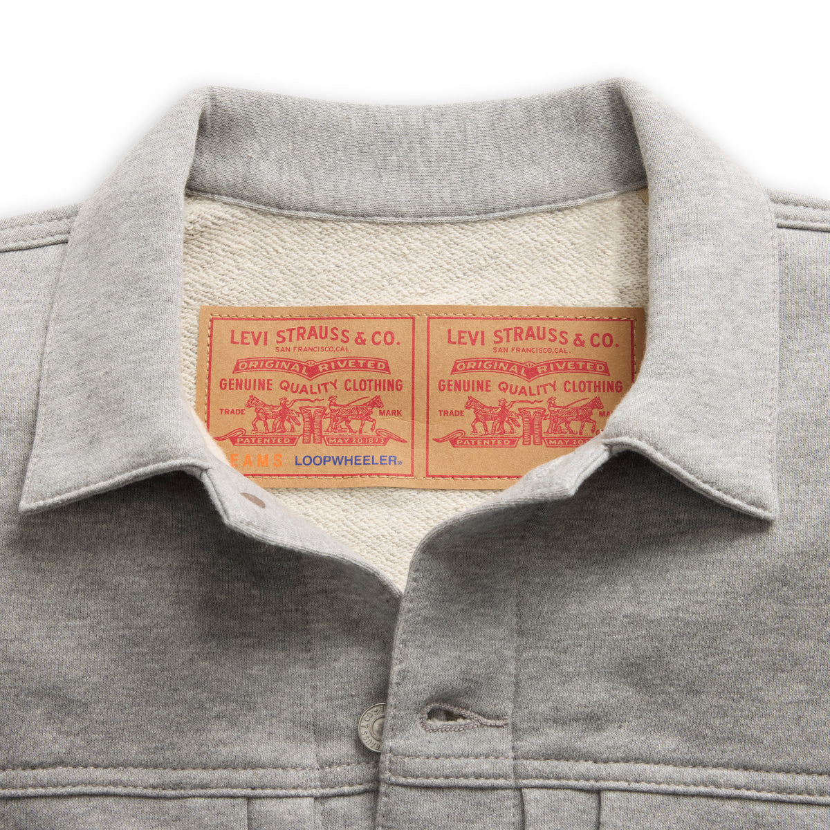Levi's® x BEAMS x Loopwheeler Men's Super Wide Type I Jacket