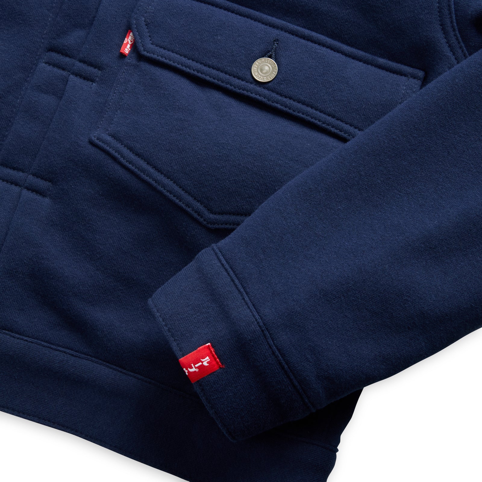levi's® x beams x loopwheeler men's super wide type i jacket 007SW0001S- Blue – Levi's Hong Kong