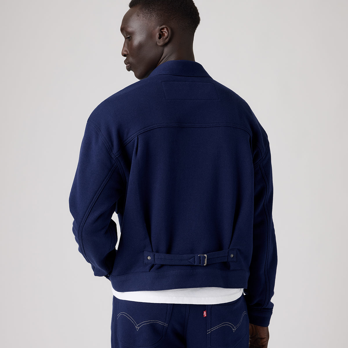 levi's® x beams x loopwheeler men's super wide type i jacket 007SW0001S- Blue – Levi's Hong Kong