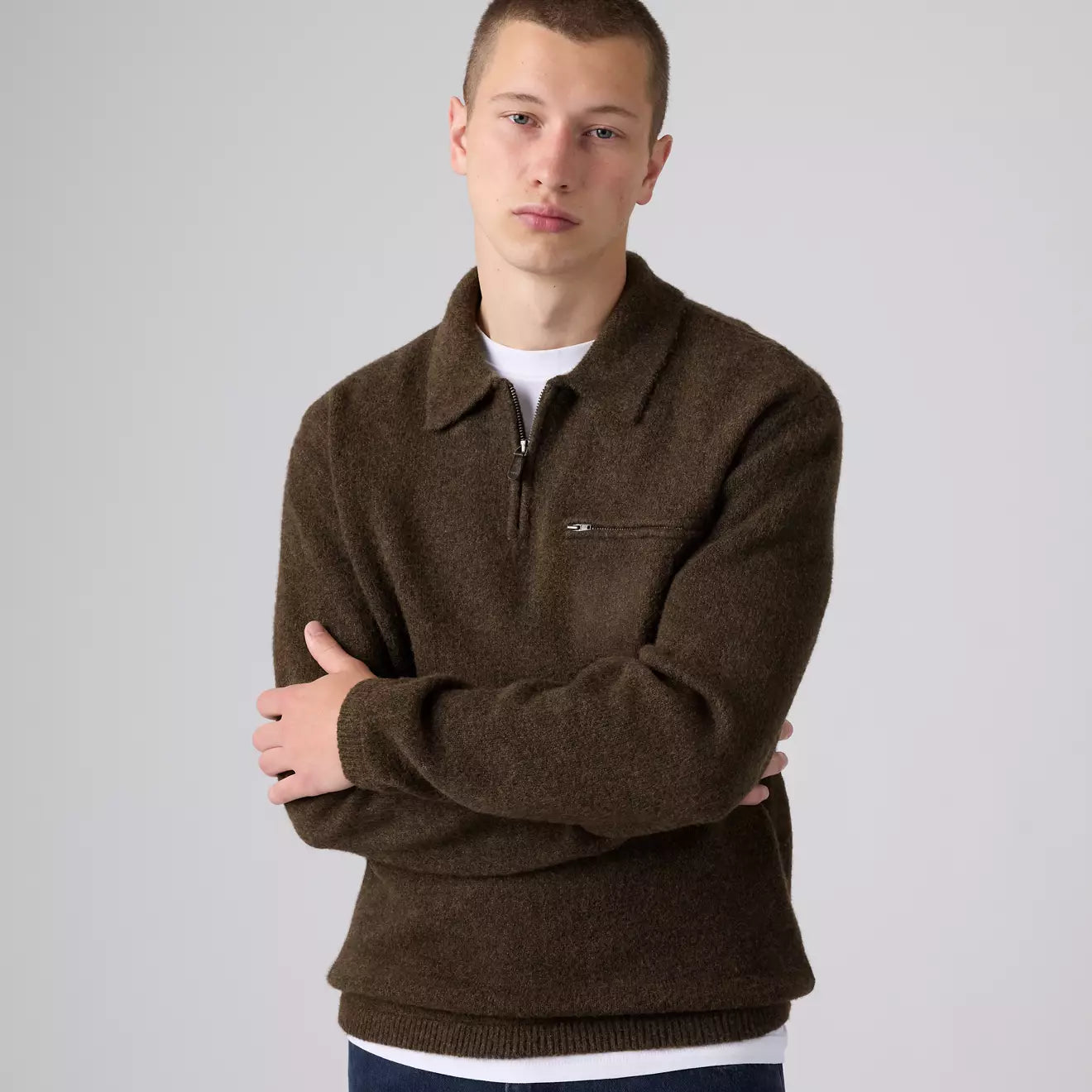 levi's® men's boulder quarter-zip sweater 007W20001S- Multicolor – Levi's Hong Kong
