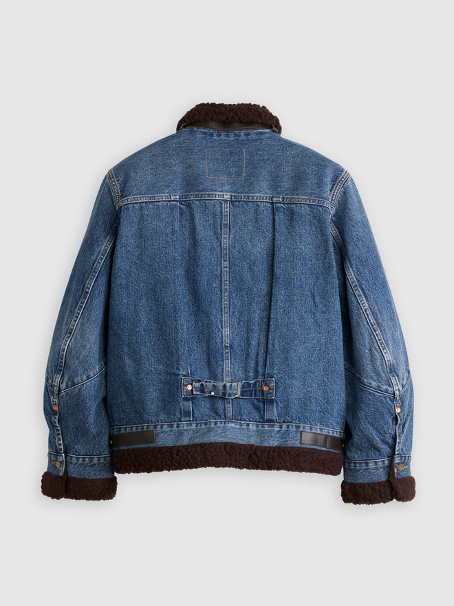 levi’s® x sacai men's sherpa 外套 008BG0003S- Indigo  – Levi's 香港