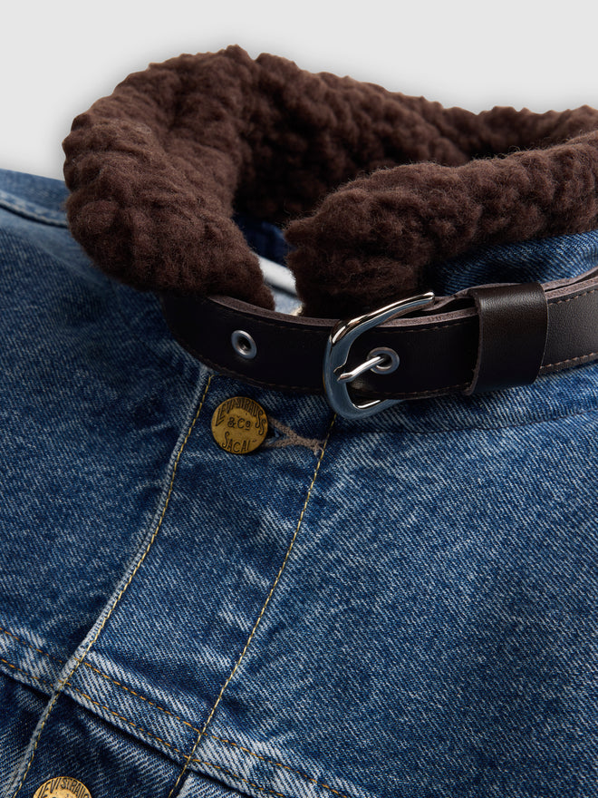 levi’s® x sacai men's sherpa 外套 008BG0003S- Indigo  – Levi's 香港