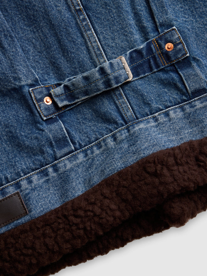 levi’s® x sacai men's sherpa 外套 008BG0003S- Indigo  – Levi's 香港