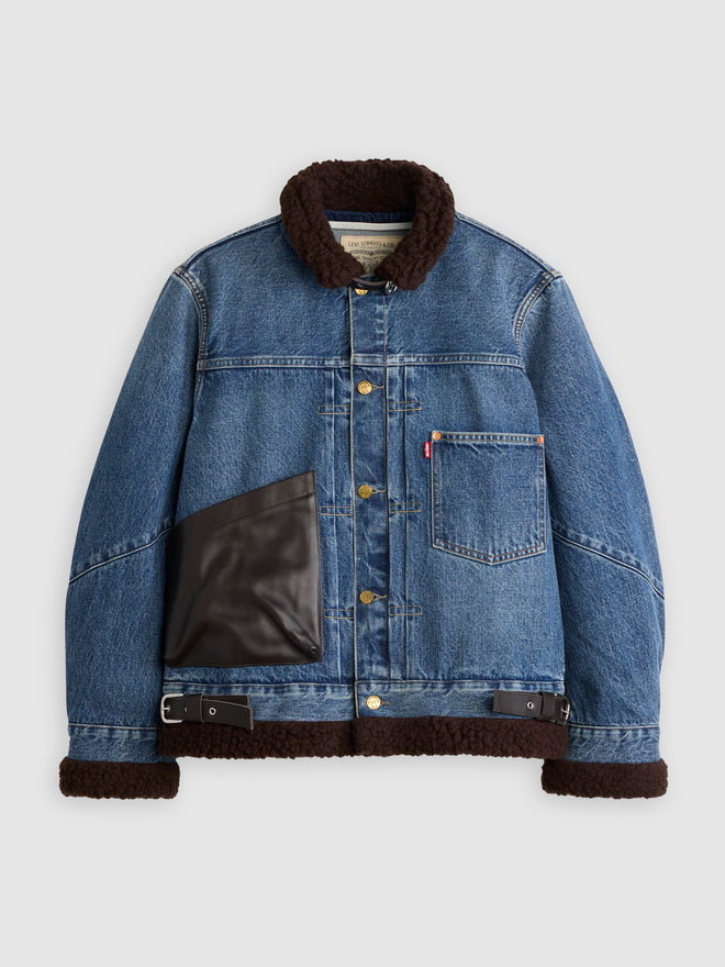 levi’s® x sacai men's sherpa 外套 008BG0003S- Indigo  – Levi's 香港