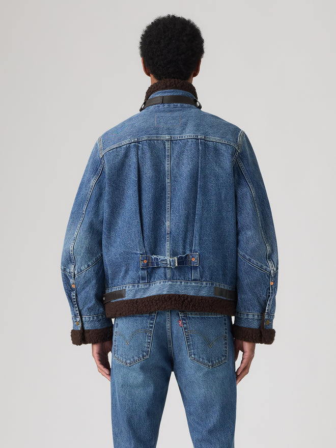 levi’s® x sacai men's sherpa 外套 008BG0003S- Indigo  – Levi's 香港