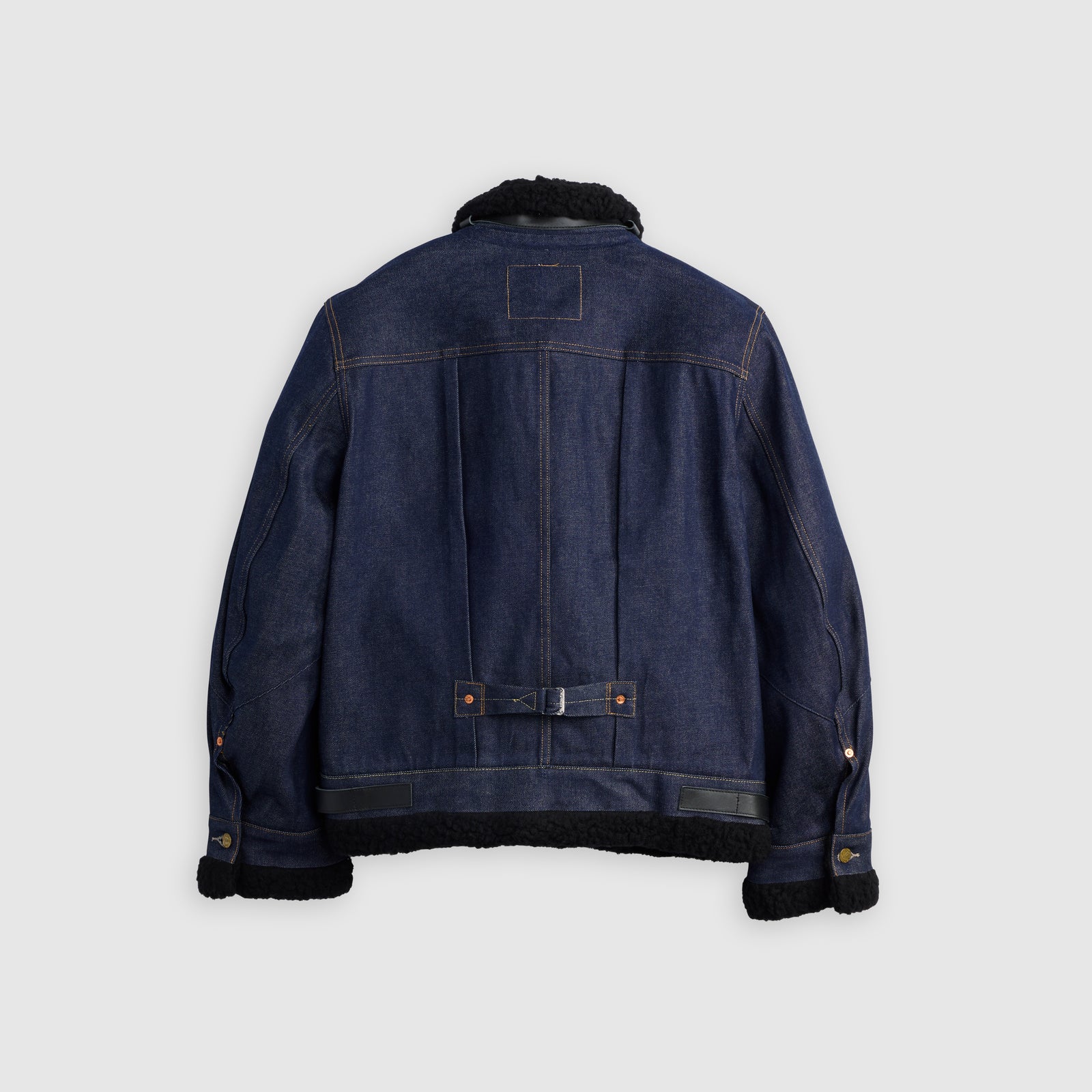 levi’s® x sacai men's sherpa 外套 008BG0003S- Dark Indigo – Levi's 香港