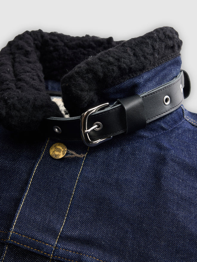 levi’s® x sacai men's sherpa 外套 008BG0002S- Medium Indigo  – Levi's 香港