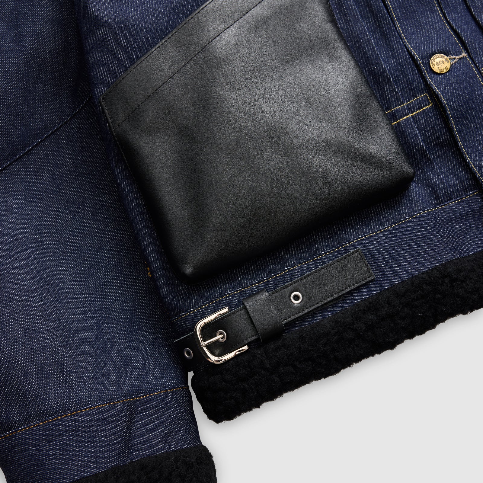 levi’s® x sacai men's sherpa 外套 008BG0003S- Dark Indigo – Levi's 香港