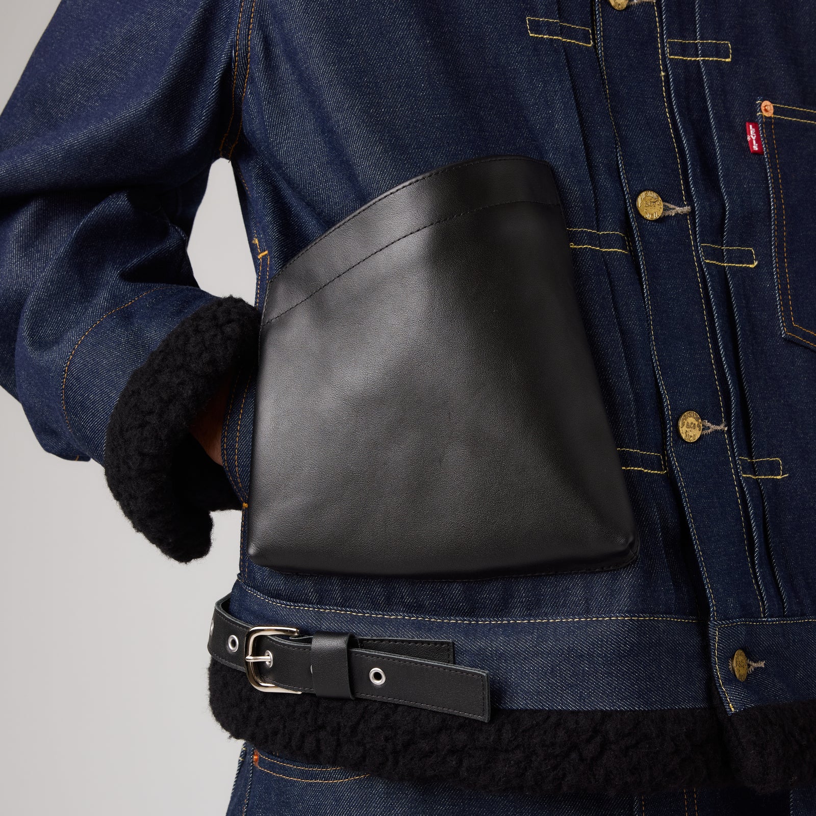 levi’s® x sacai men's sherpa 外套 008BG0003S- Dark Indigo – Levi's 香港