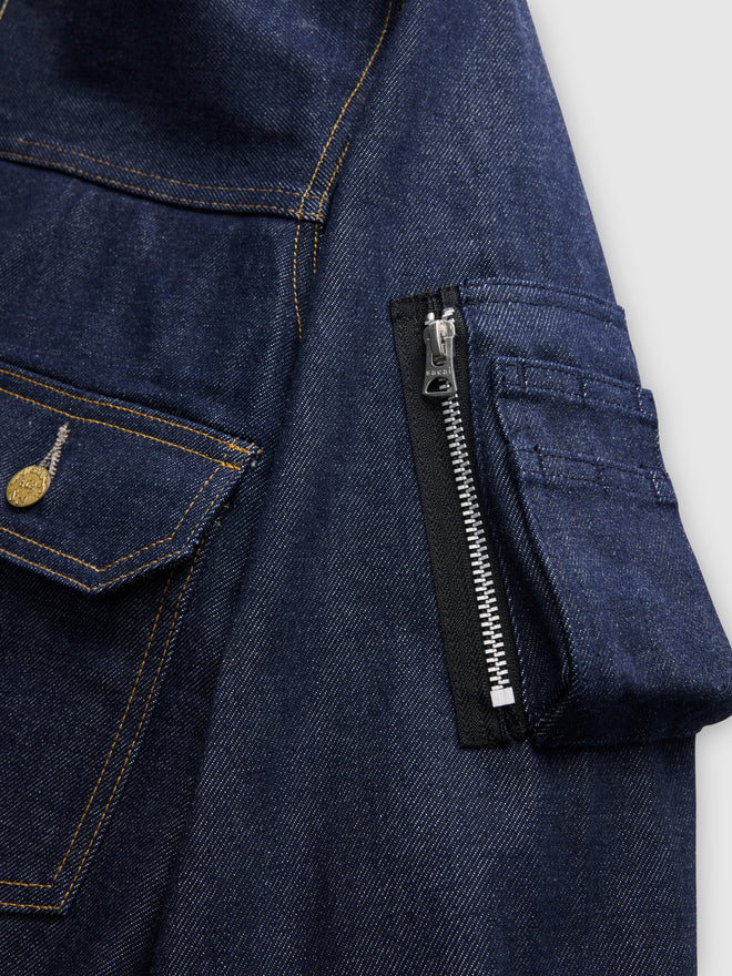 levi’s® x sacai men's blouson 外套 008BJ0001M- Dark Indigo  – Levi's 香港