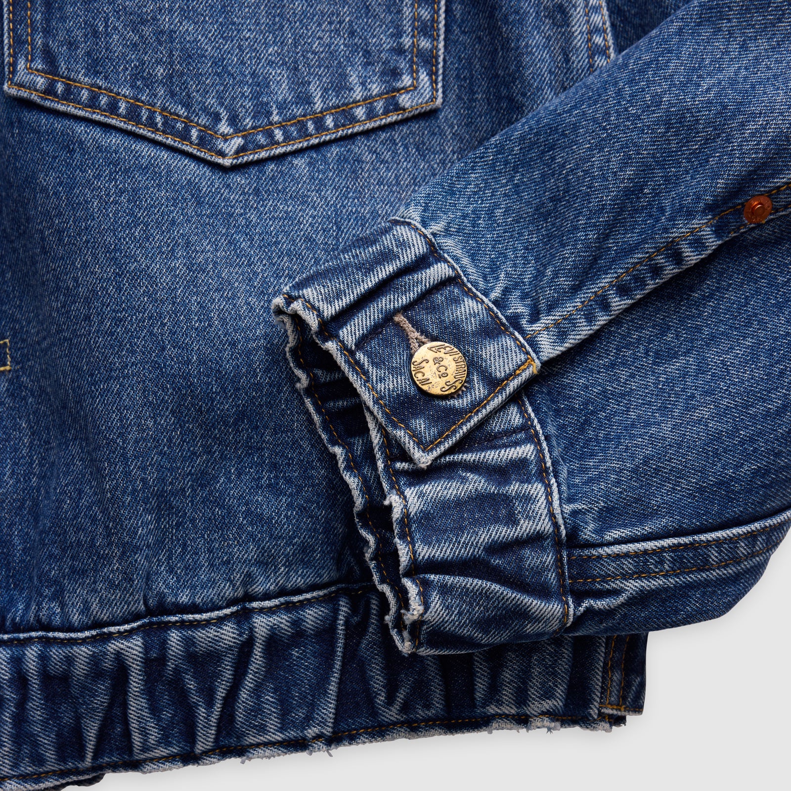 levi’s® x sacai men's blouson jacket 008BJ0002S- Medium Indigo – Levi's Hong Kong