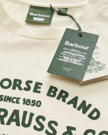 levi's® x barbour graphic t-shirt 008GR0005S- White  – Levi's Hong Kong