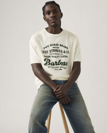 levi's® x barbour graphic t-shirt 008GR0005S- White  – Levi's Hong Kong