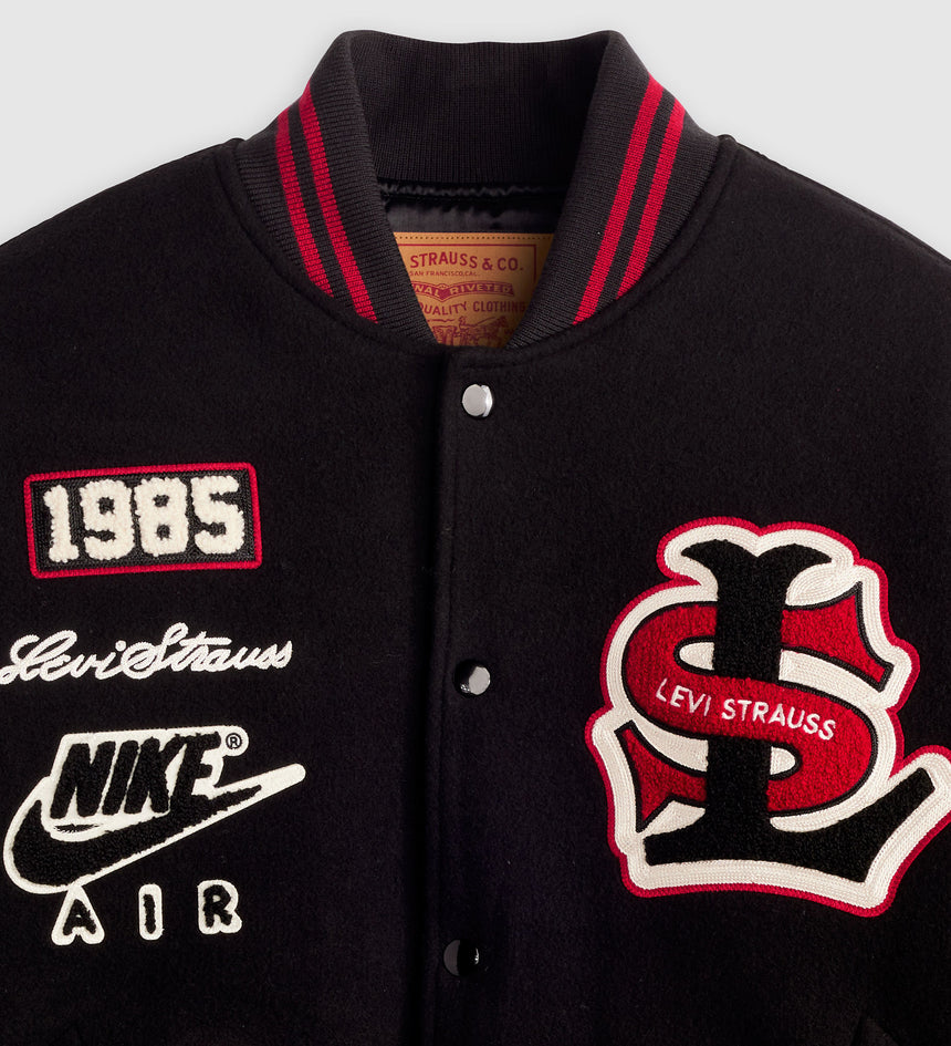 levi's® x jordan pinnacle varsity jacket 008M40000S- Black – Levi's Hong Kong