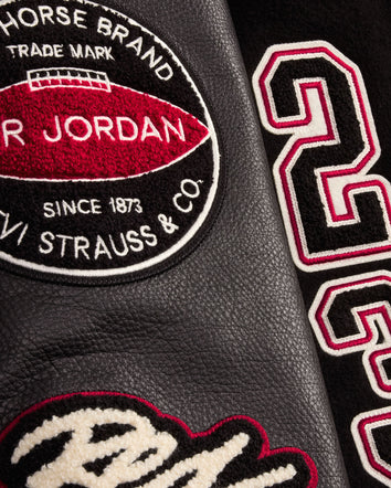 levi's® x jordan pinnacle varsity jacket 008M40000S- Black  – Levi's Hong Kong