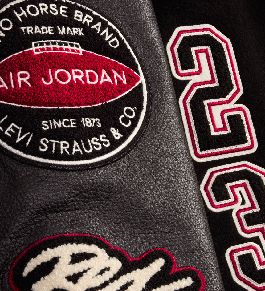 levi's® x jordan pinnacle varsity jacket 008M40000S- Black – Levi's Hong Kong