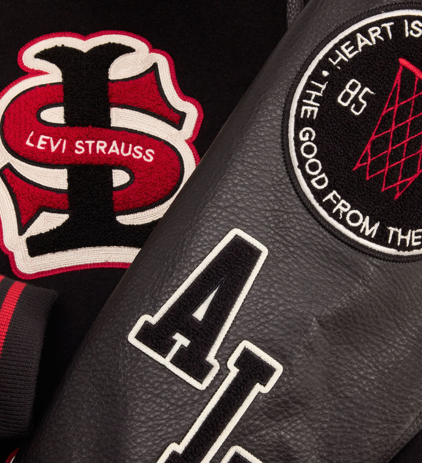 levi's® x jordan pinnacle varsity jacket 008M40000S- Black – Levi's Hong Kong