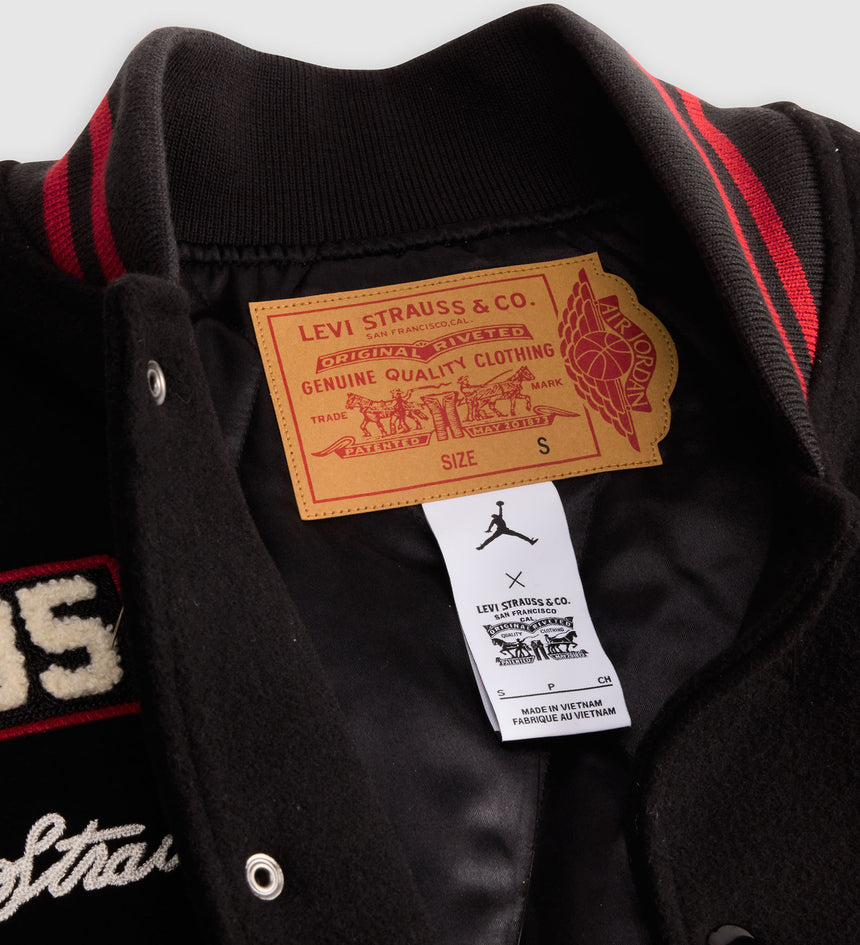 levi's® x jordan pinnacle varsity jacket 008M40000S- Black – Levi's Hong Kong