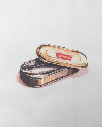levi's® relaxed 寬鬆短袖圖案 t恤 | 男裝   161432386S- White  – Levi's 香港