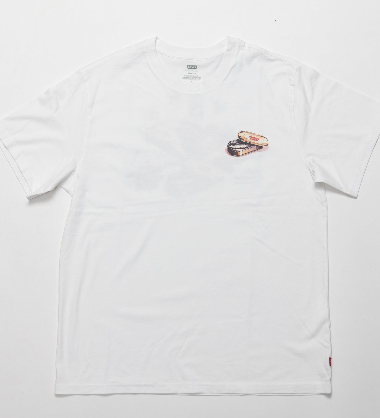 levi's® relaxed 寬鬆短袖圖案 t恤 | 男裝   161432386S- White – Levi's 香港