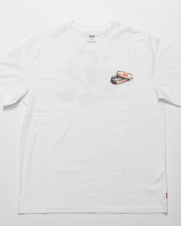 levi's® relaxed 寬鬆短袖圖案 t恤 | 男裝   161432386S- White  – Levi's 香港