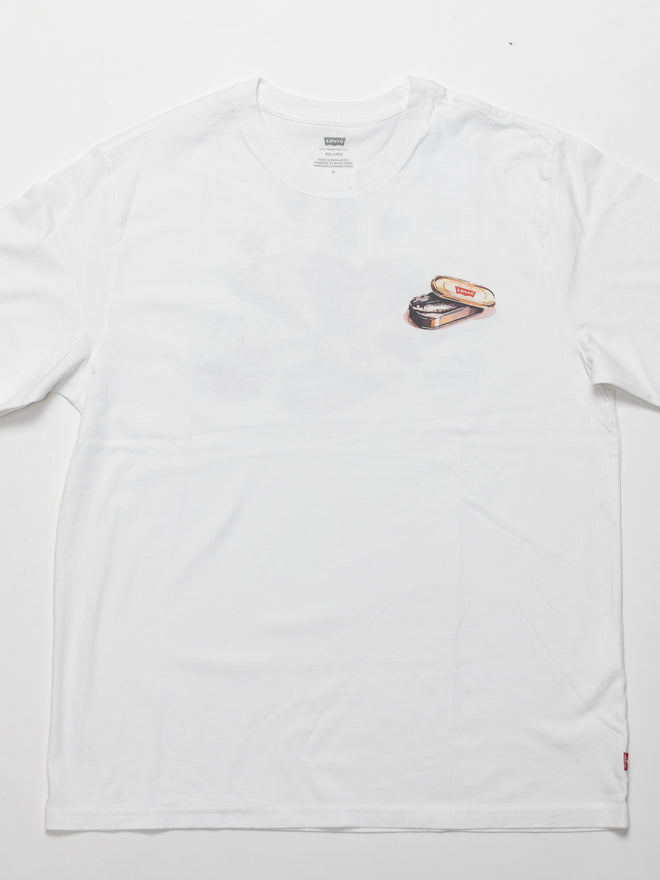 levi's® relaxed 寬鬆短袖圖案 t恤 | 男裝   161432386S- White  – Levi's 香港