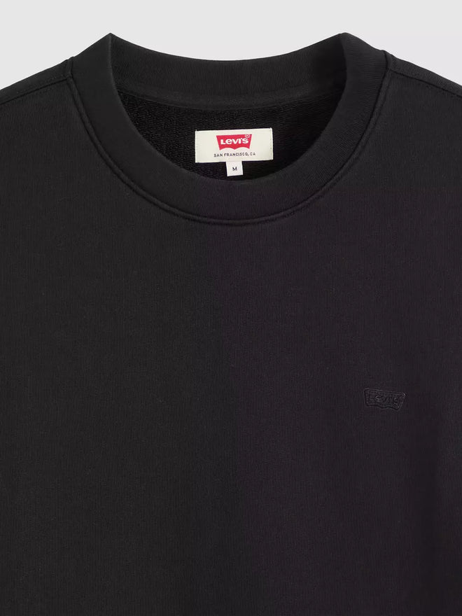 levi's® men's original housemark crewneck sweatshirt 359090080S- Mineral Black - Black  – Levi's Hong Kong