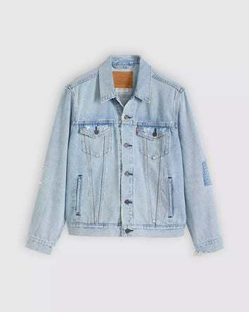 levi's® trucker 卡車司機外套 | 男裝   723340789S- Medium Indigo  – Levi's 香港
