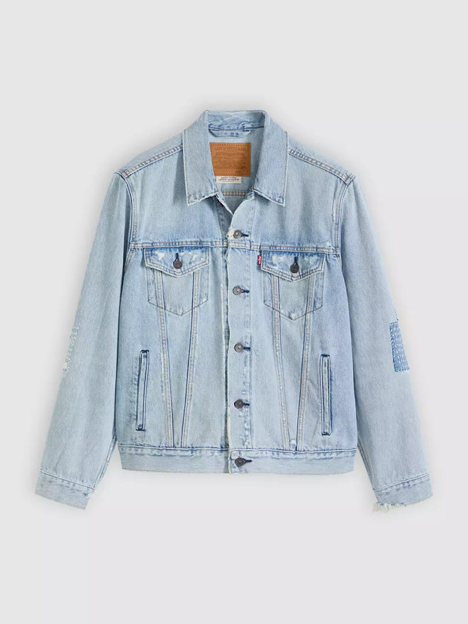 levi's® trucker 卡車司機外套 | 男裝   723340789S- Medium Indigo  – Levi's 香港