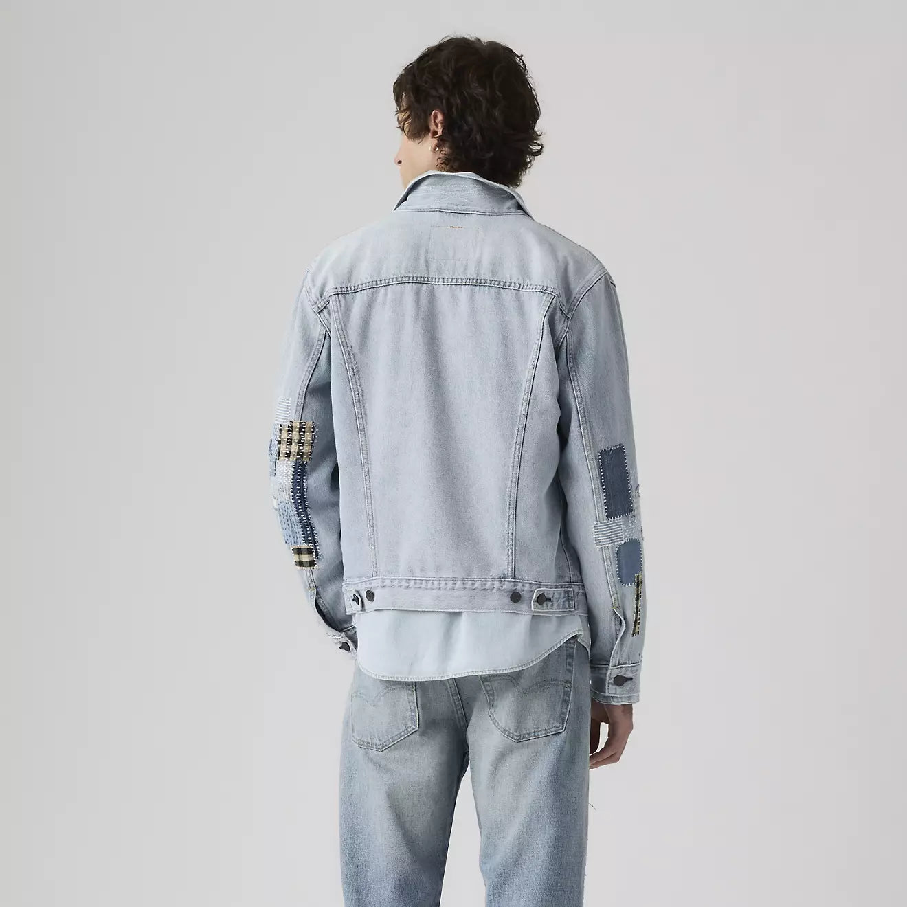 levi's® trucker 卡車司機外套 | 男裝   723340789S- Medium Indigo – Levi's 香港