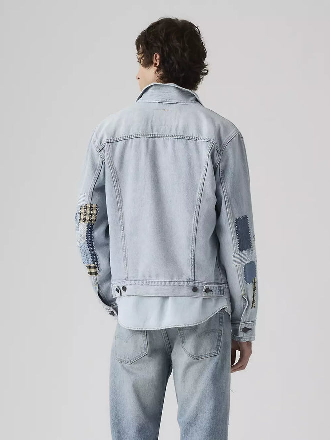 levi's® trucker 卡車司機外套 | 男裝   723340789S- Medium Indigo  – Levi's 香港