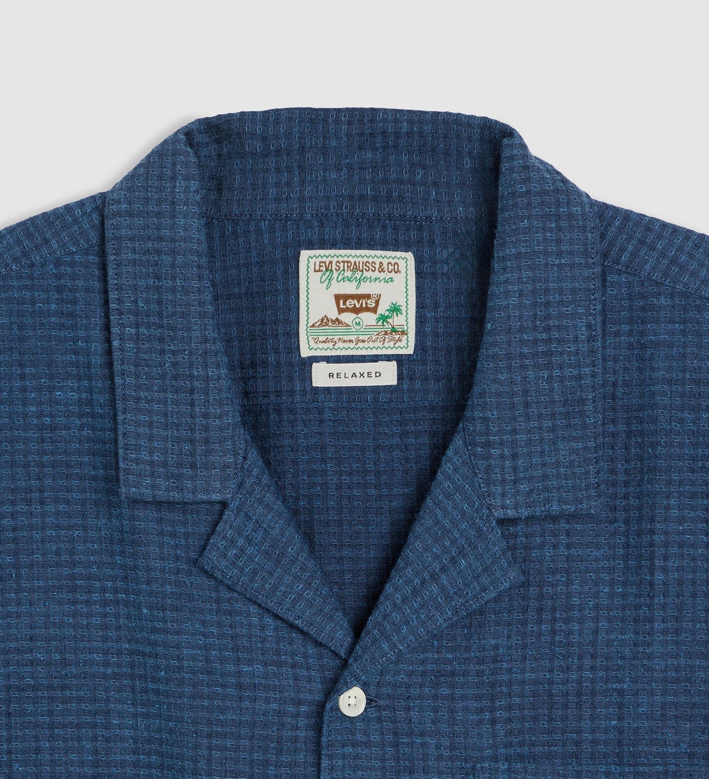levi's® 圖案襯衫 |男裝 726250109S- Med Indigo - Flat Finish – Levi's 香港