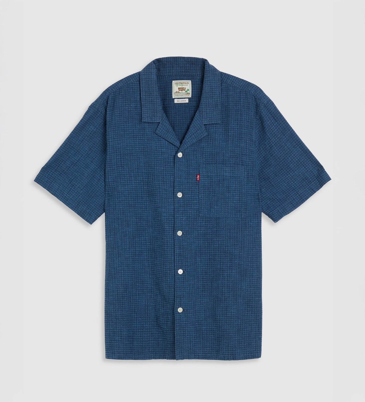 levi's® 圖案襯衫 |男裝 726250109S- Med Indigo - Flat Finish – Levi's 香港