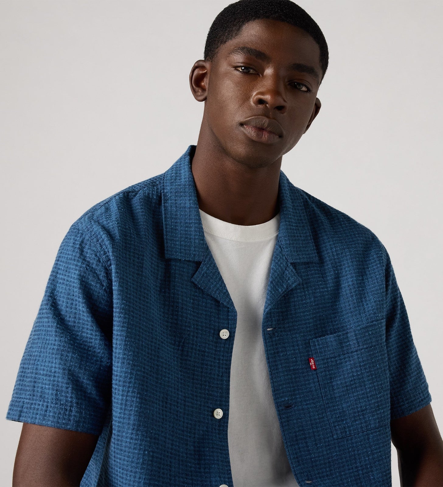 levi's® 圖案襯衫 |男裝 726250109S- Med Indigo - Flat Finish – Levi's 香港