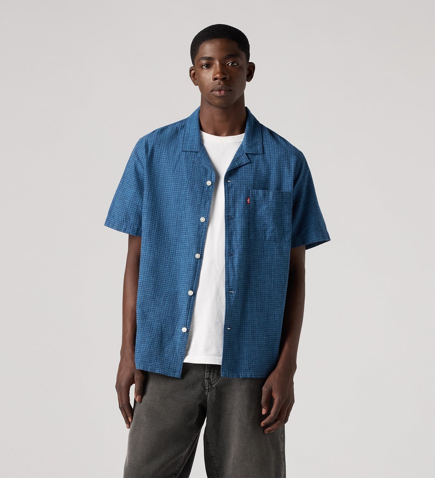 levi's® 圖案襯衫 |男裝 726250109S- Med Indigo - Flat Finish – Levi's 香港