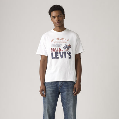 Levi's® 印花復古版型T-Shirt | 男裝 - Black | Levi's HK