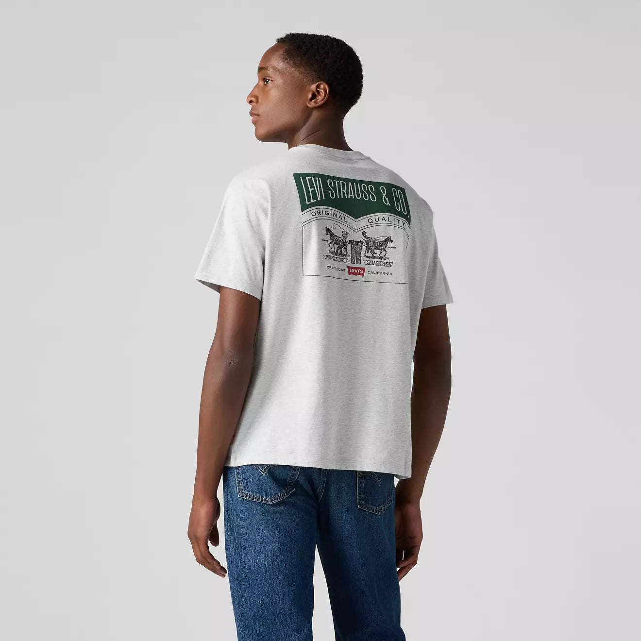 levi's® men's graphic vintage fit t-shirt 873730256M- Grey – Levi's Hong Kong