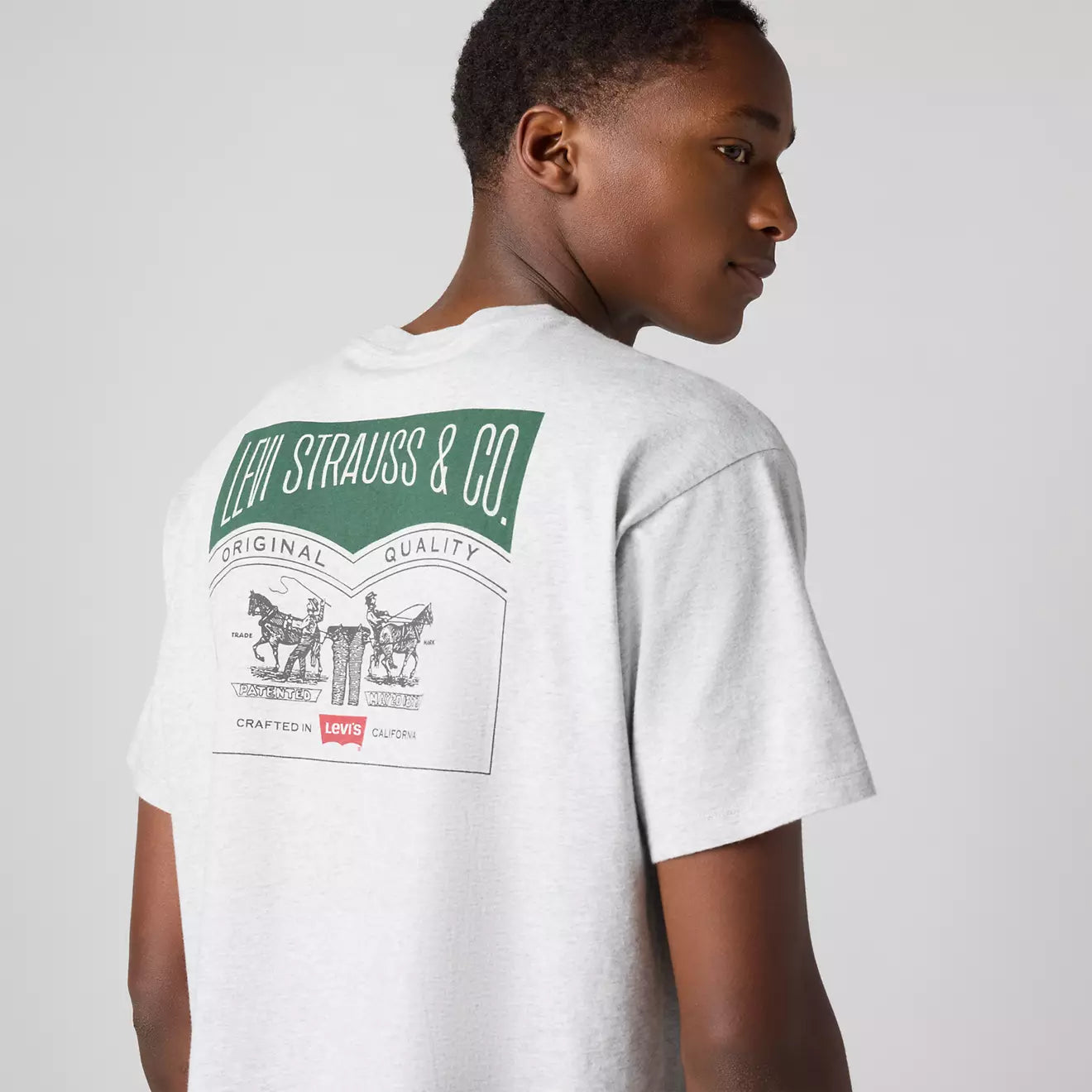 levi's® men's graphic vintage fit t-shirt 873730256M- Grey – Levi's Hong Kong