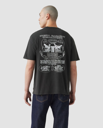 levi's® 印花復古版型t-shirt | 男裝 - black | levi's hk 873730260XS- Black  – Levi's 香港