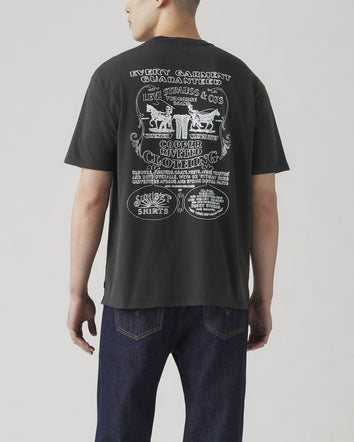 levi's® 印花復古版型t-shirt | 男裝 - black | levi's hk 873730260XS- Black  – Levi's 香港