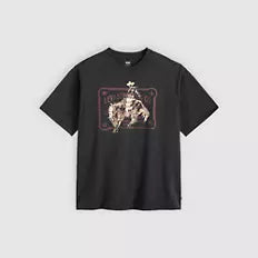 levi's® men's graphic 復古版型圖案 t 恤 | 男裝   873730401XS- Black  – Levi's 香港