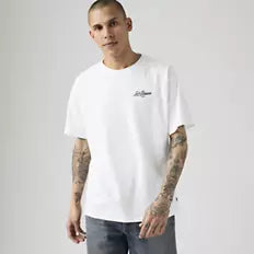 levi's® men's graphic 復古版型圖案 t 恤 | 男裝   873730417XS- White  – Levi's 香港