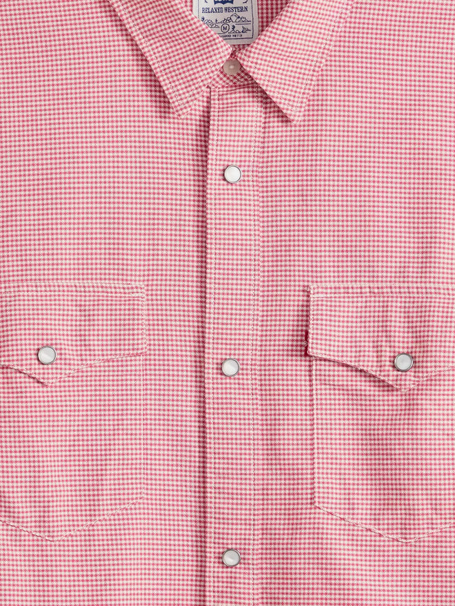 levi's® relaxed fit western 恤衫 | 男裝 A19190072S- Red  – Levi's 香港