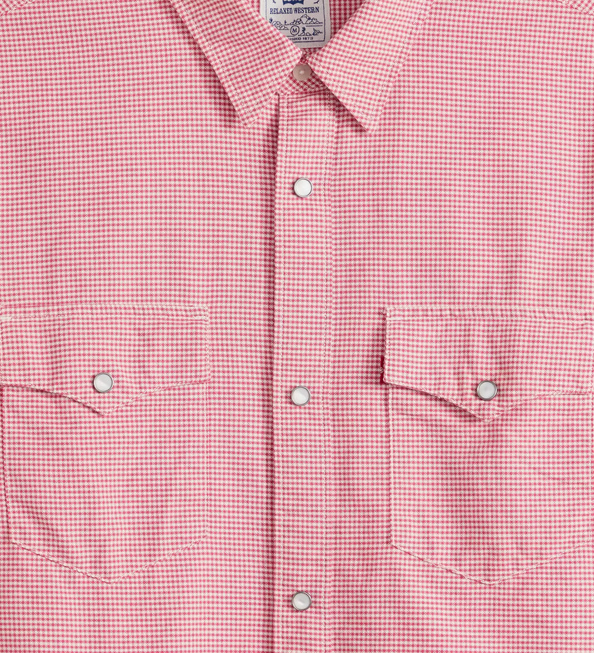 levi's® relaxed fit western 恤衫 | 男裝 A19190072S- Red – Levi's 香港