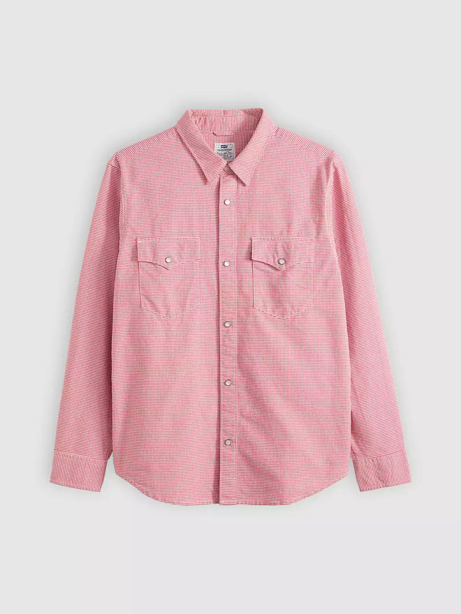 levi's® relaxed fit western 恤衫 | 男裝 A19190072S- Red  – Levi's 香港