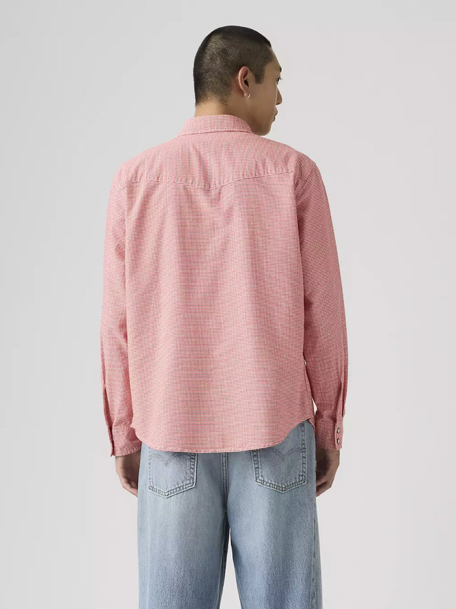 levi's® relaxed fit western 恤衫 | 男裝 A19190072S- Red  – Levi's 香港